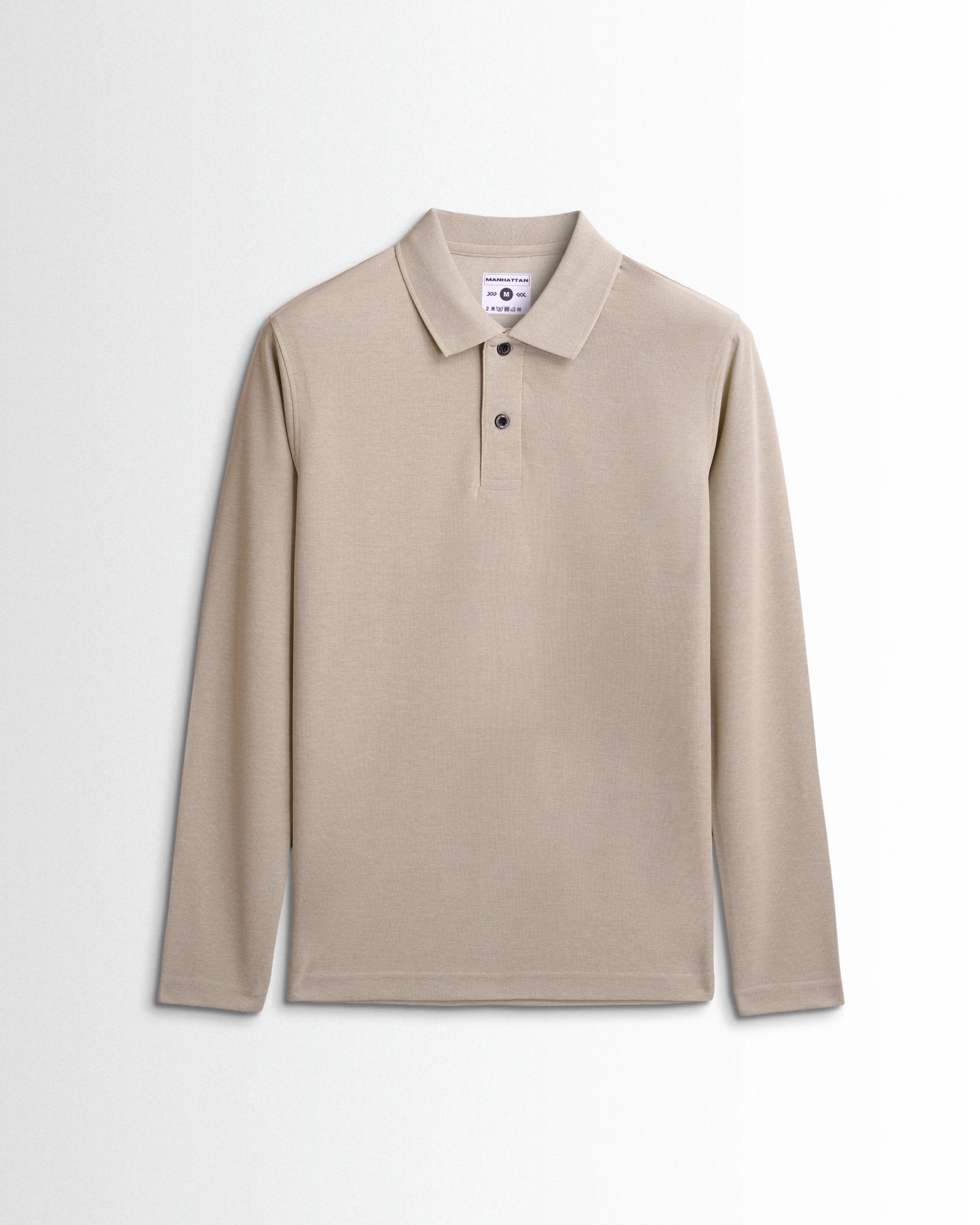 Active Wear Polo Full Sleeve Unisex Beach Melange