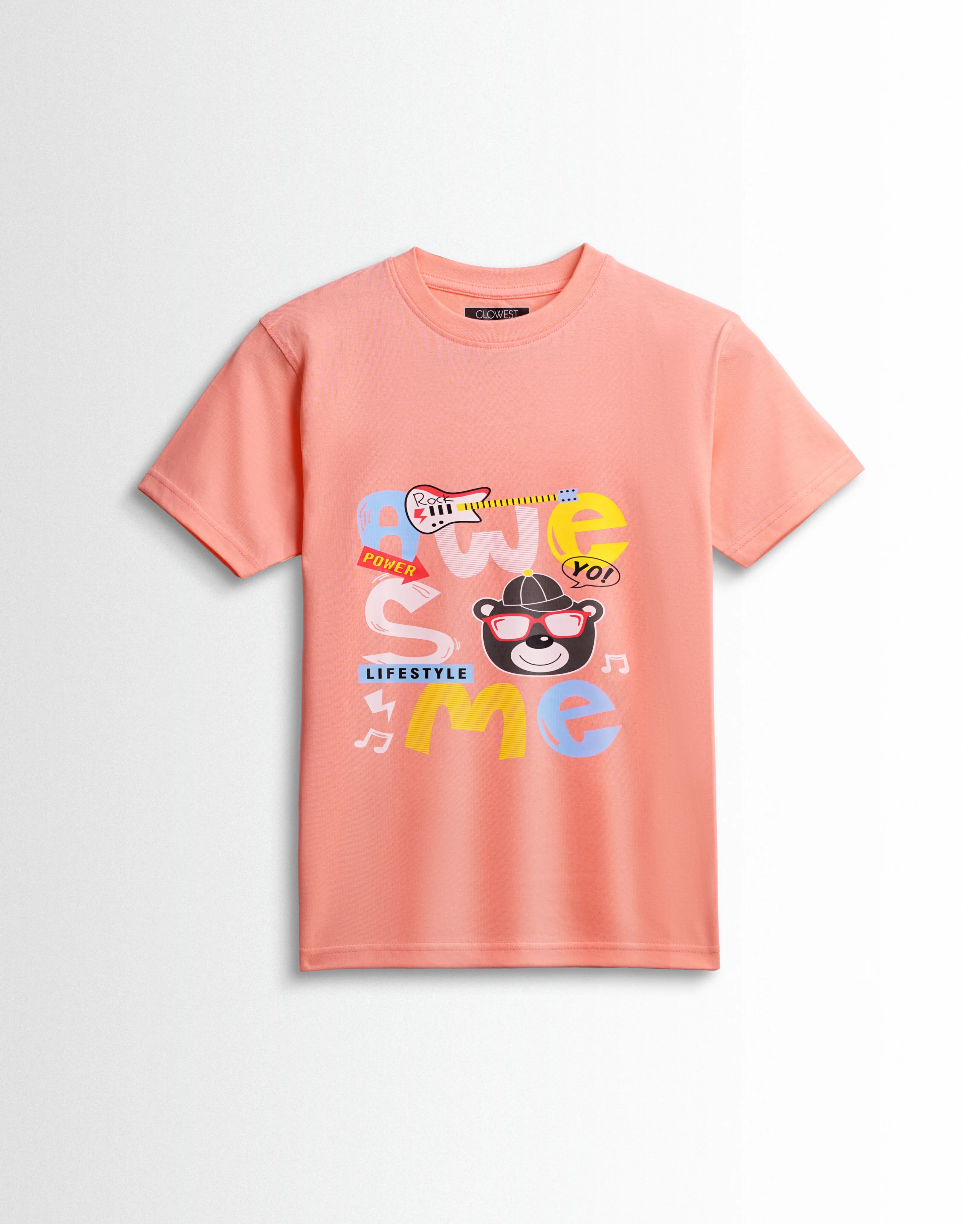 Kids Boys Set Orange/Sky Blue - Image 2