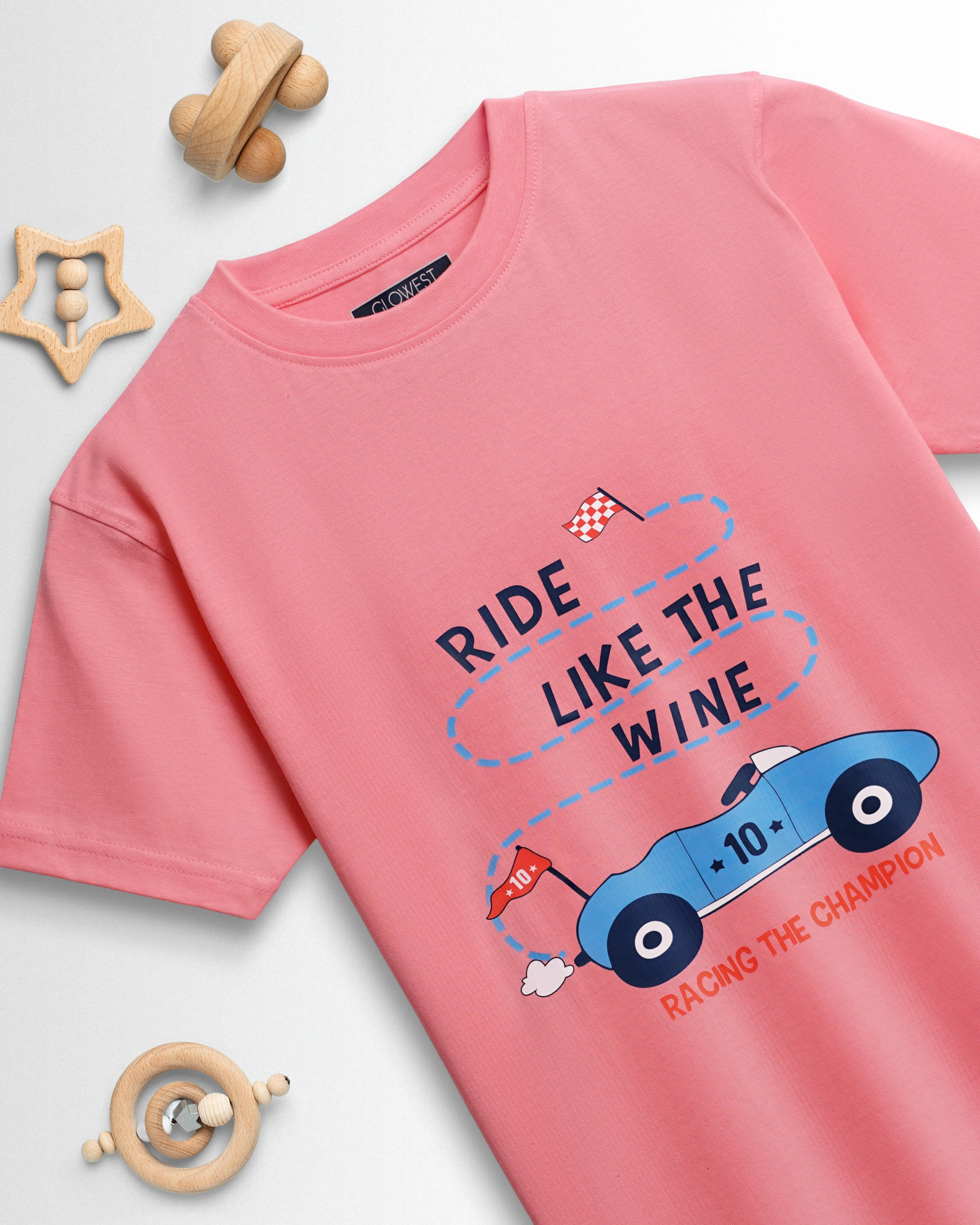 Kids Boys Set Pink/Navy - Image 2