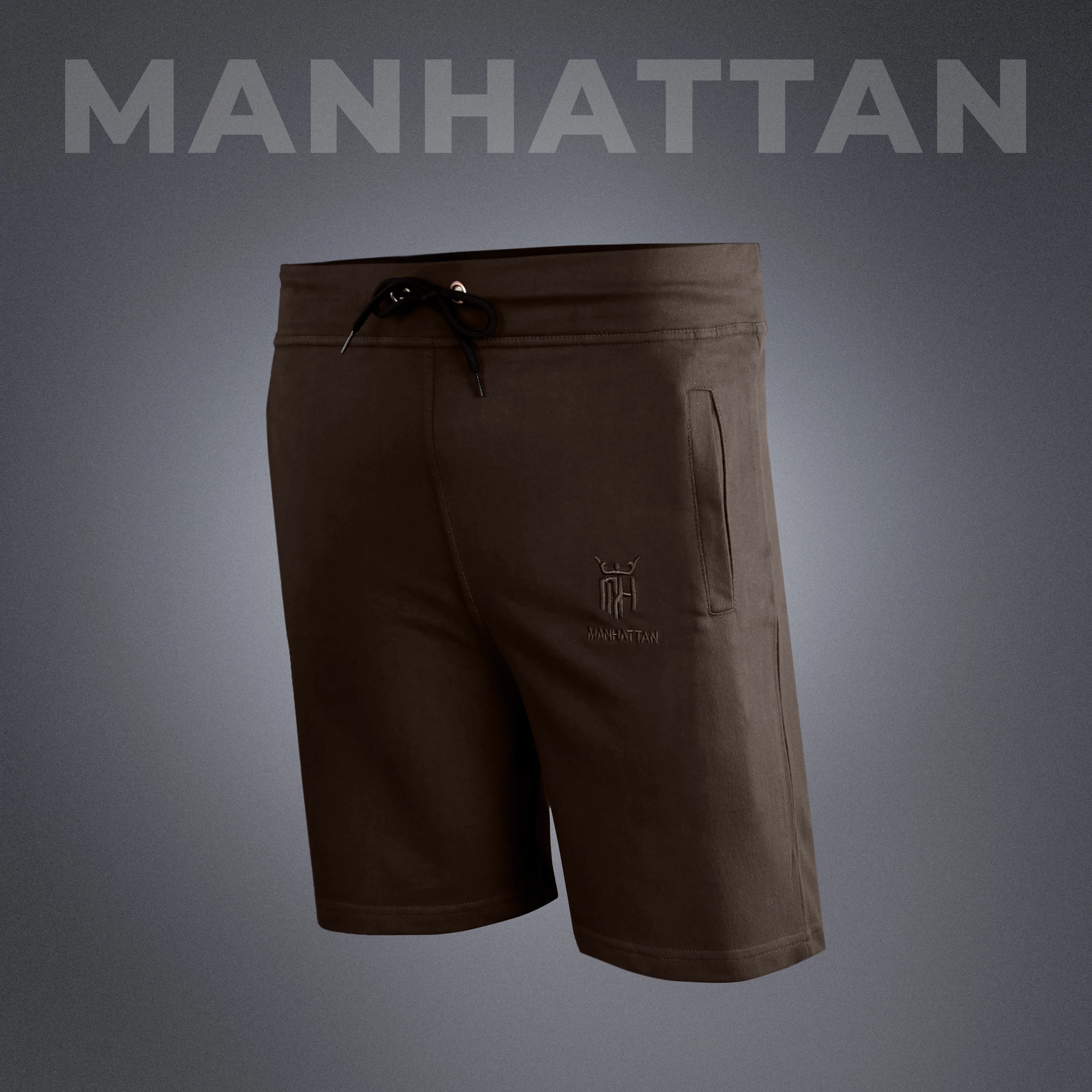 Premium Cotton Coffee Brown Shorts Regular Fit - Image 2