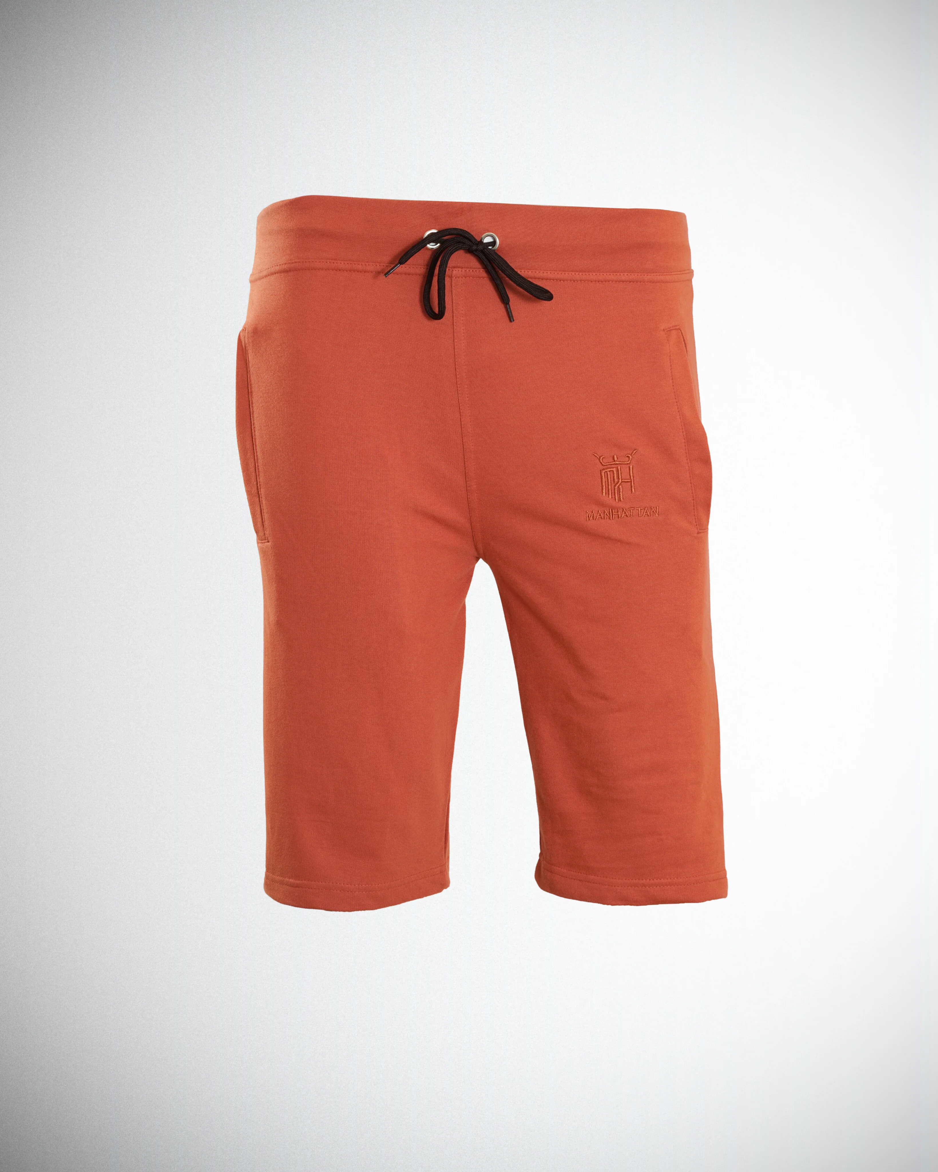 Premium Cotton Rust 3/4 Shorts Regular Fit - Image 2