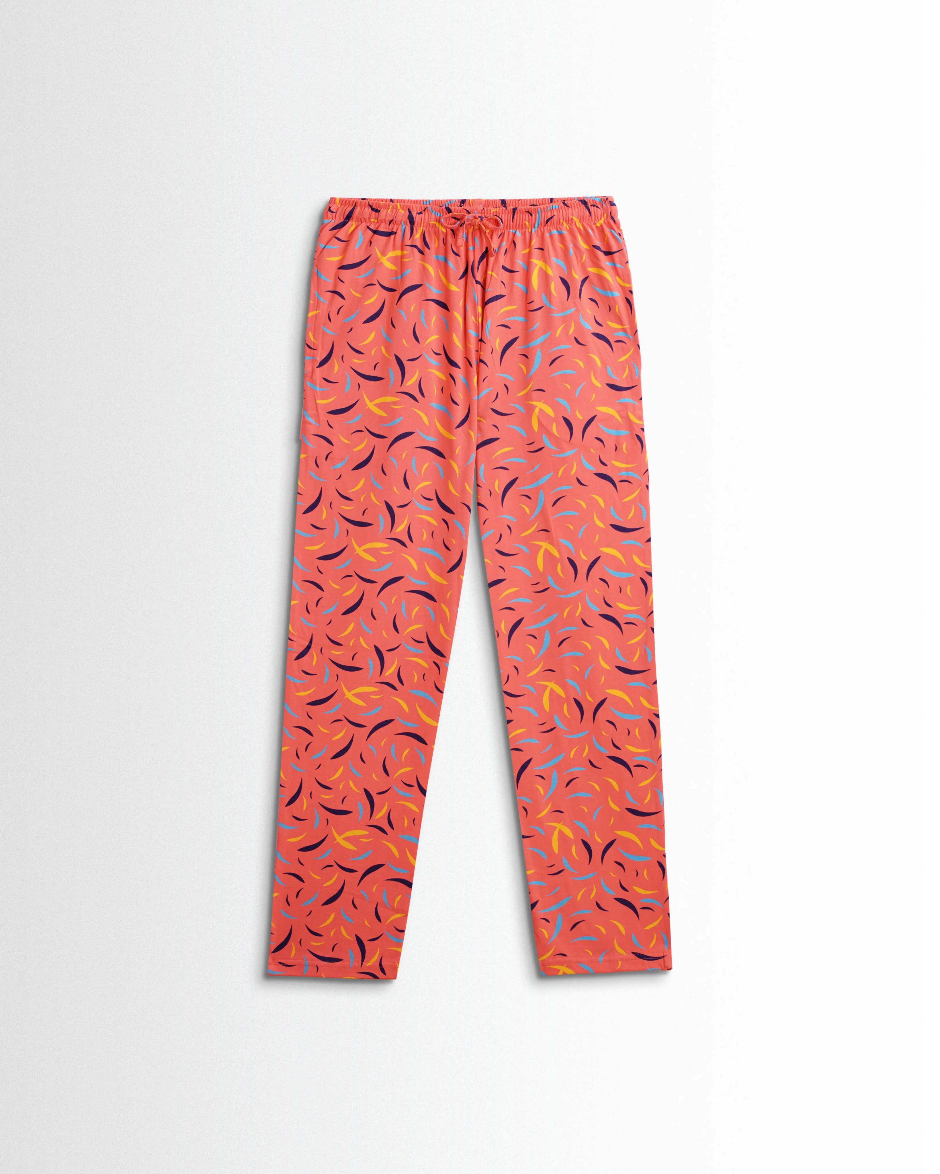 Women's Co ord set orange flower - Image 3