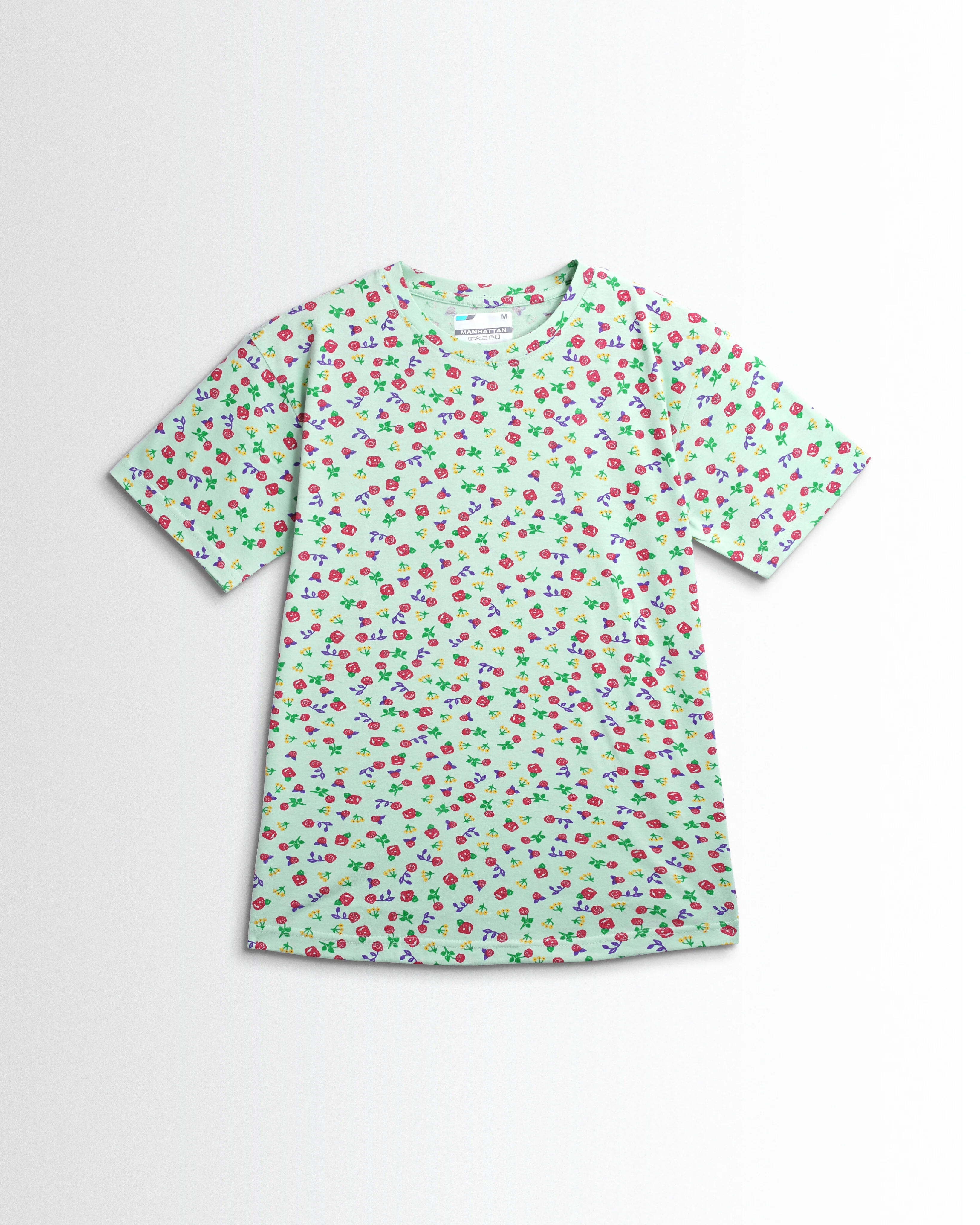 Women's Co ord set Green Roses - Image 2