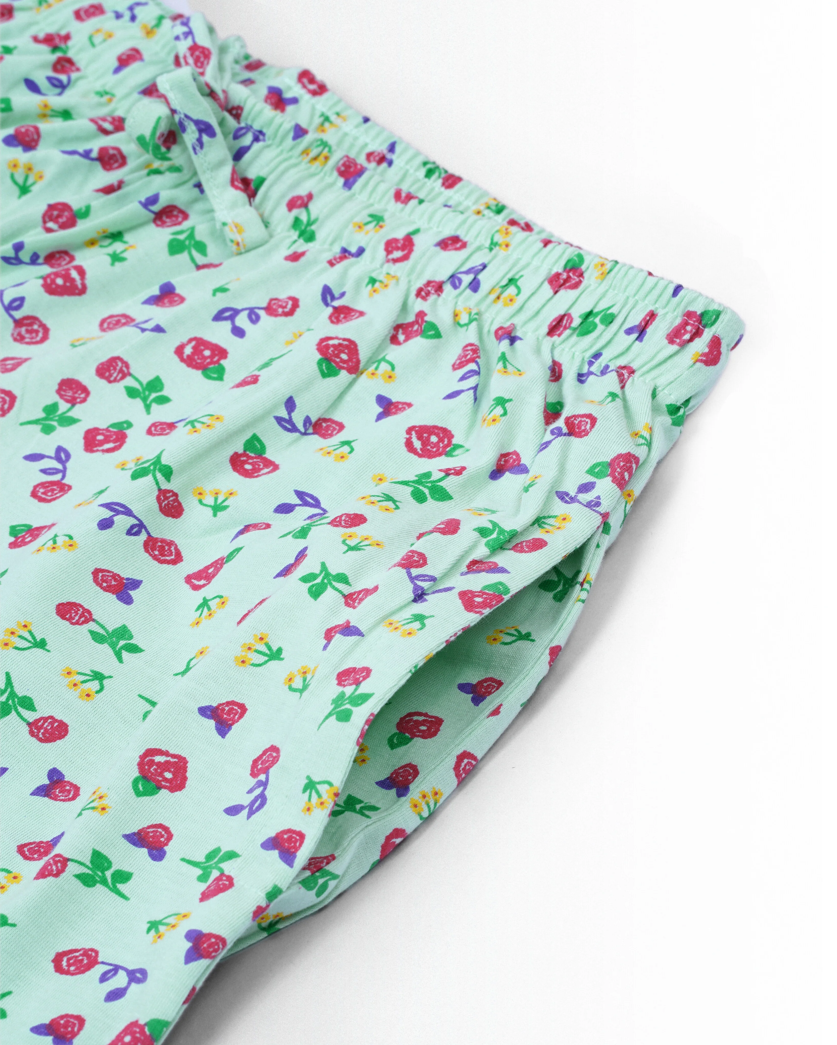 Women's Co ord set Green Roses - Image 5